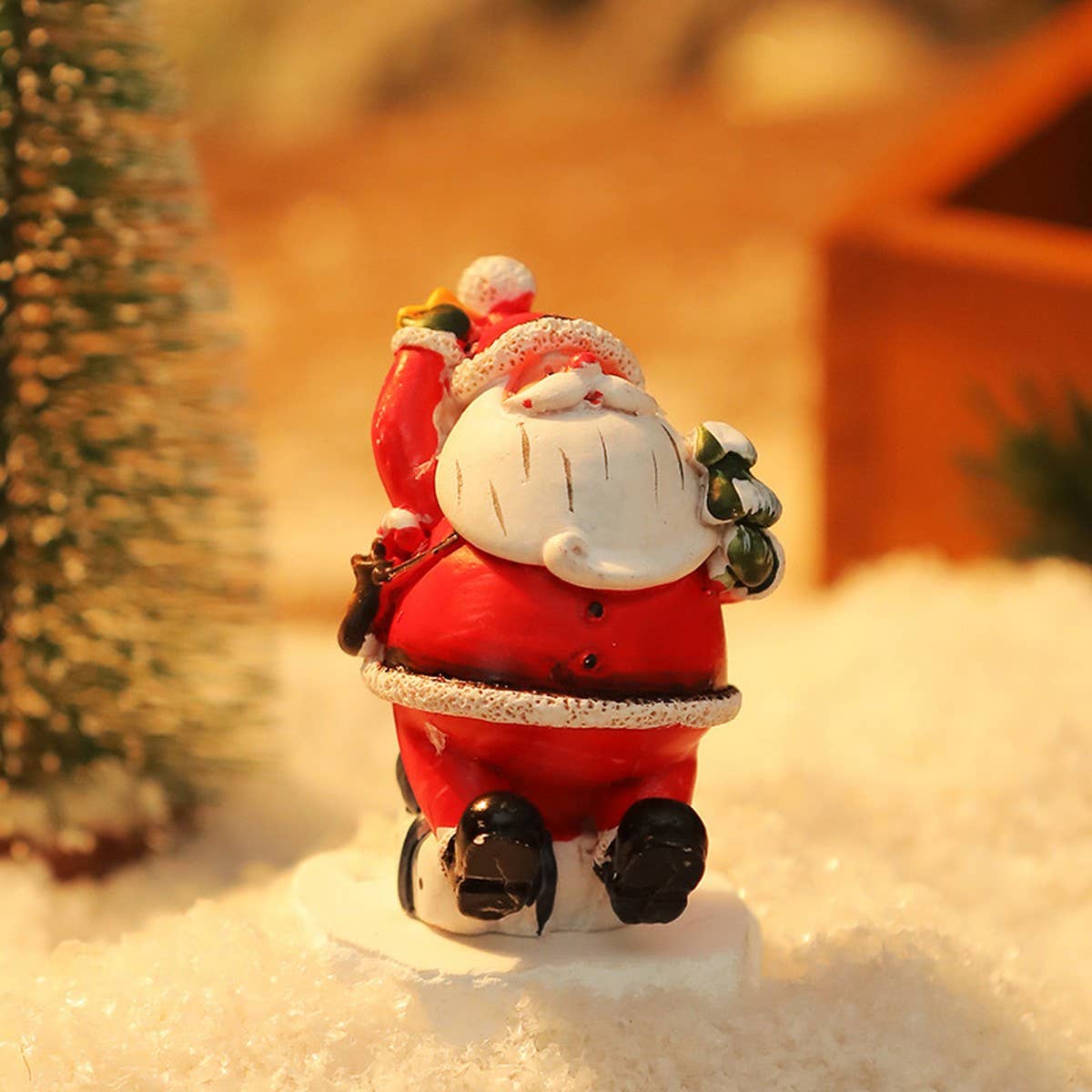 ACCITY - Wholesale Christmas Decoration - Mini Santa Snowman Xmas Desk Ornament Set_CWMM105811