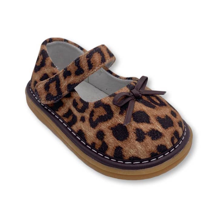 Coco Brown Mary Jane Kids' Flats for wholesale by Wee Squeak Shoes