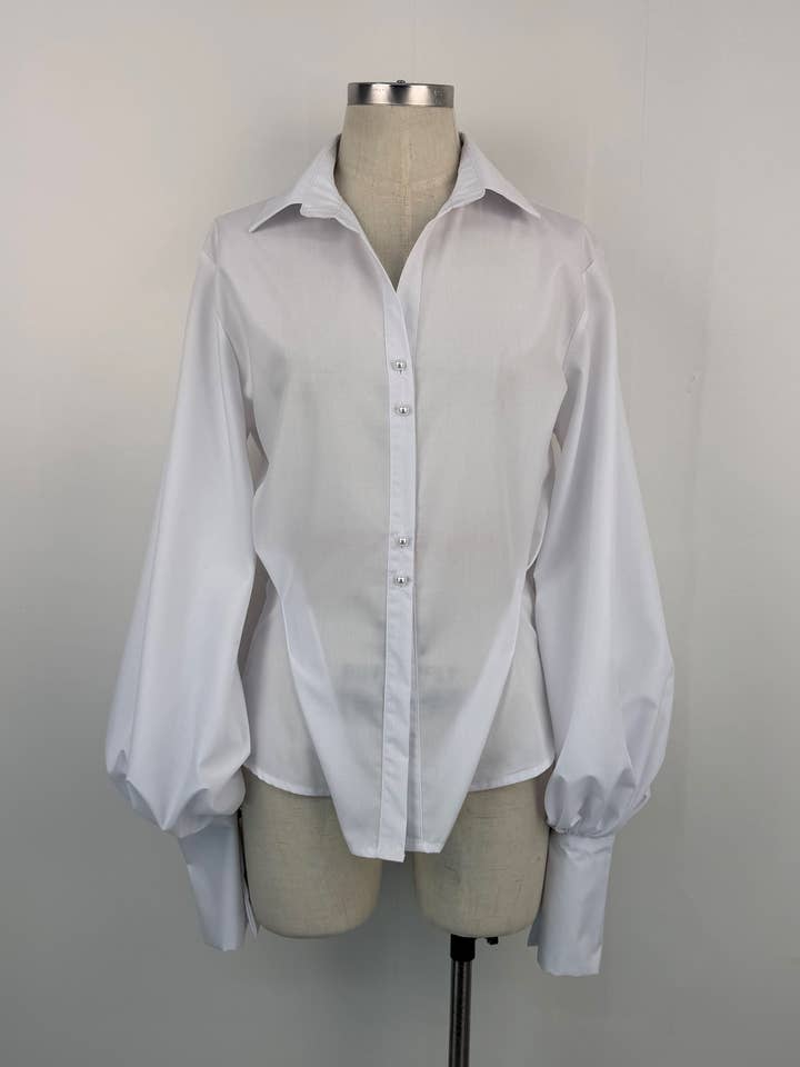 Camicia a tinta unita (05-3616) per la vendita all'ingrosso da parte di aikha