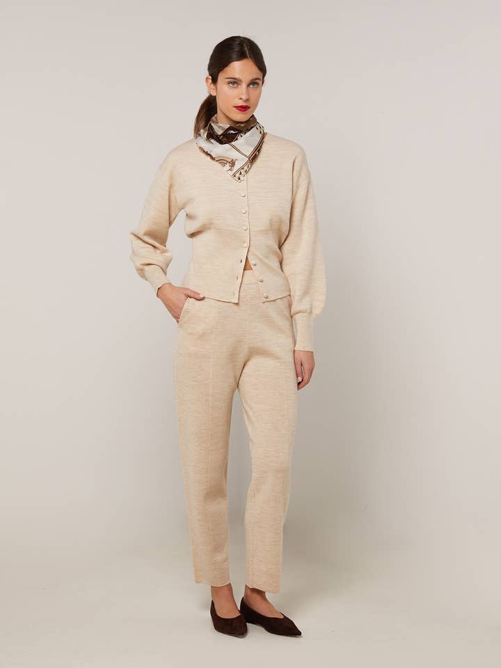 Gerade Hose aus Milano-Wolle für den Großhandel von Rodier