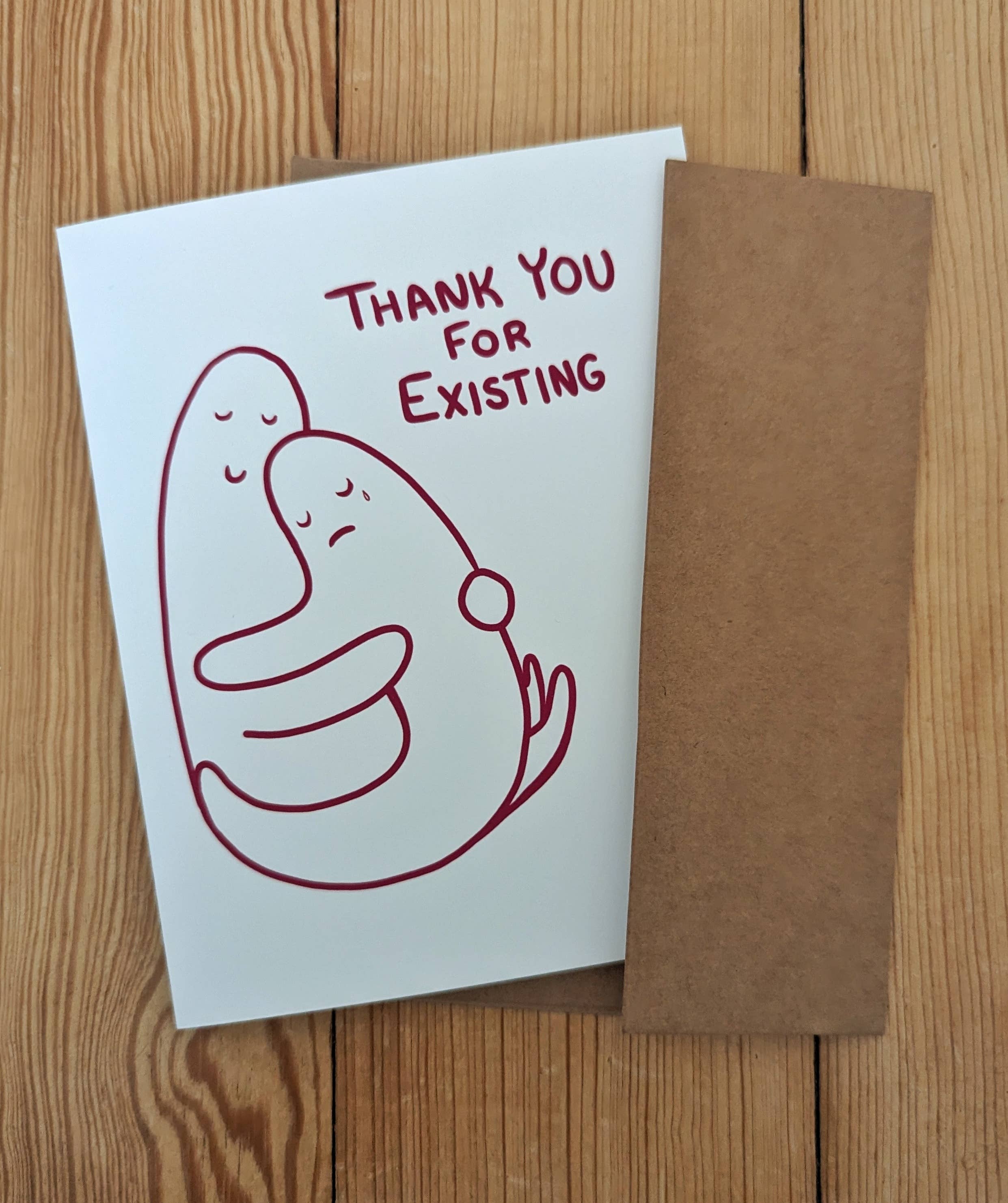 Sadsquatch – Engroshandel Venskabskort – Tak for eksisterende - Sødt forhold Venskabskort2