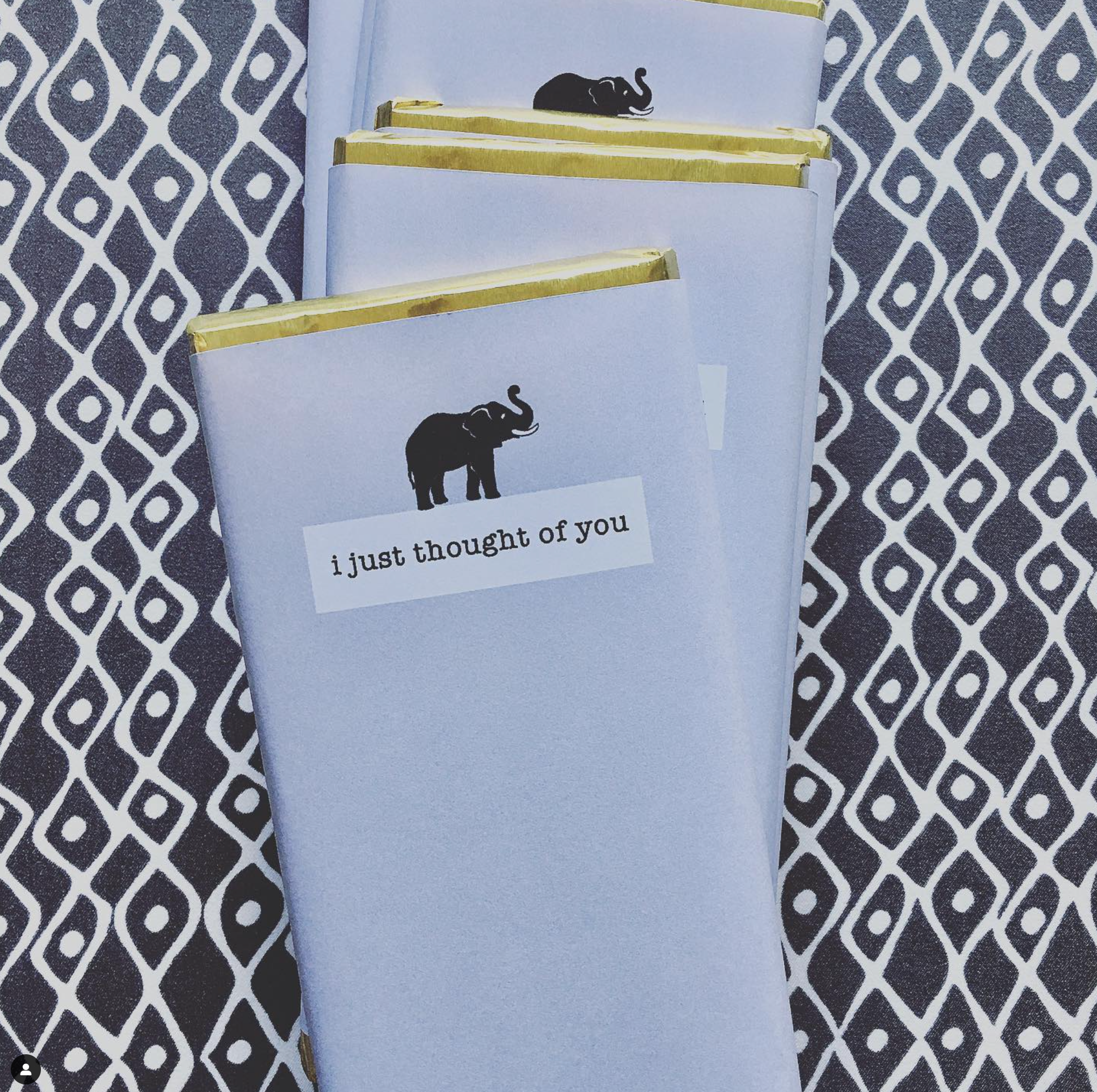 Sweet Living Kilkenny - Wholesale Chocolate Bar - just thought of you (elephant design) (Special Order 100min)0