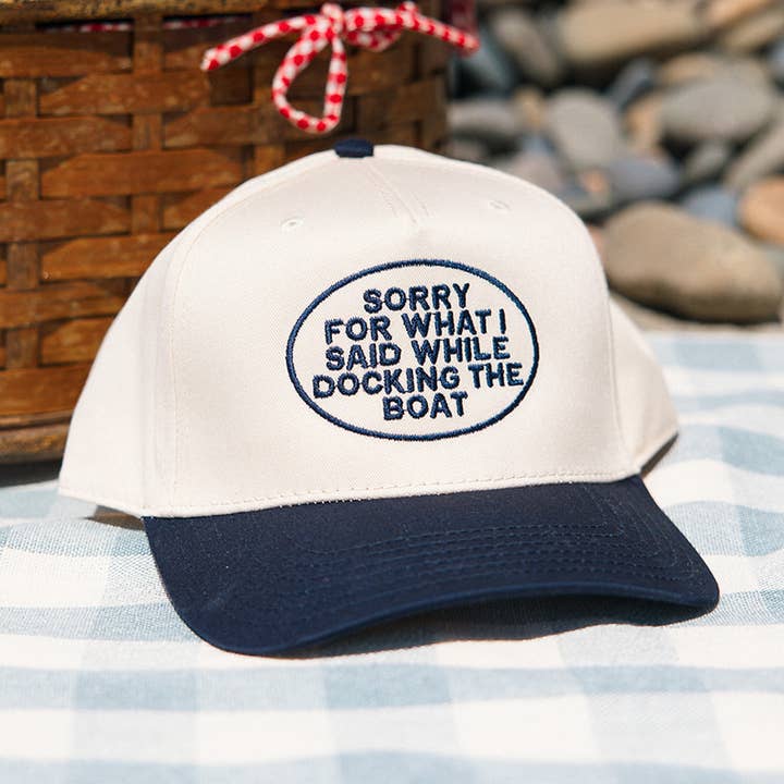 Ruby Moon - Wholesale Trucker Hat - Unisex - Sorry For What I Said While Docking The Boat0