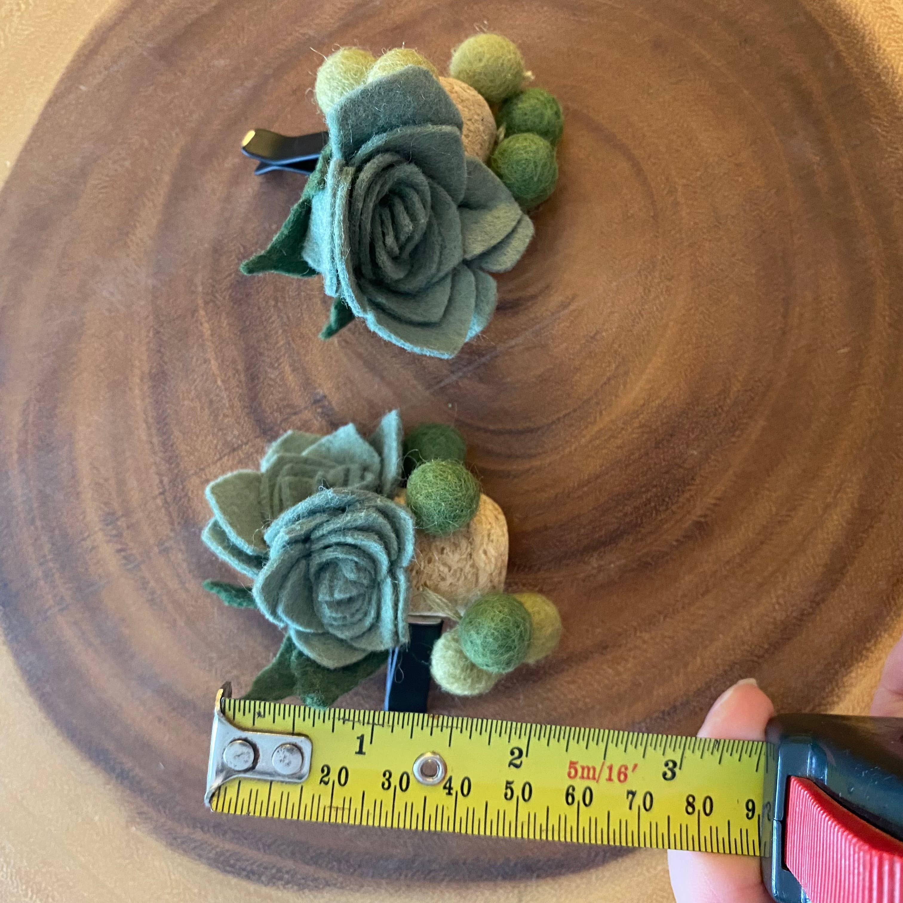 ForgetBKnot - Vente Désodorisant pour voiture – unisexe - Diffuseur d'huiles essentielles pour voiture avec clip : Feutre Succulent4