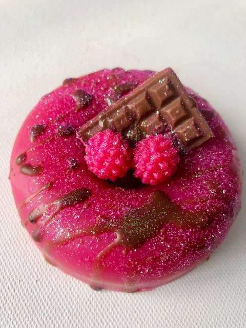 Sweet Rosie’s Soaps & Gifts - Wholesale Bar Soap - Raspberry Chocolate Soap Donut, Vegan, Berry, Coconut Oil1