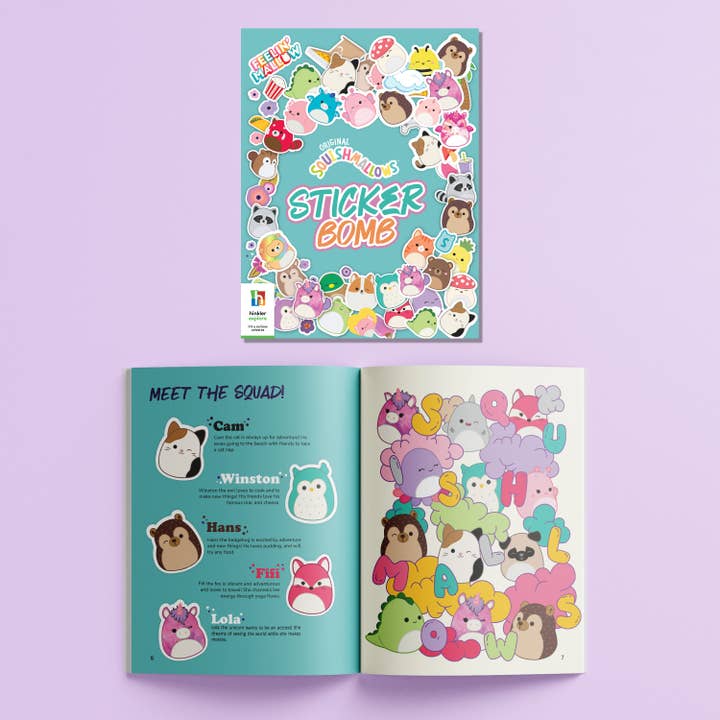 Hinkler - Wholesale Sticker – Child & baby - Kaleidoscope Sticker Bomb Squishmallows