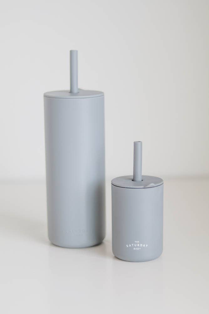 The Saturday Baby – wholesale Drinking glass/cup – Adult Silicone Straw Cup18