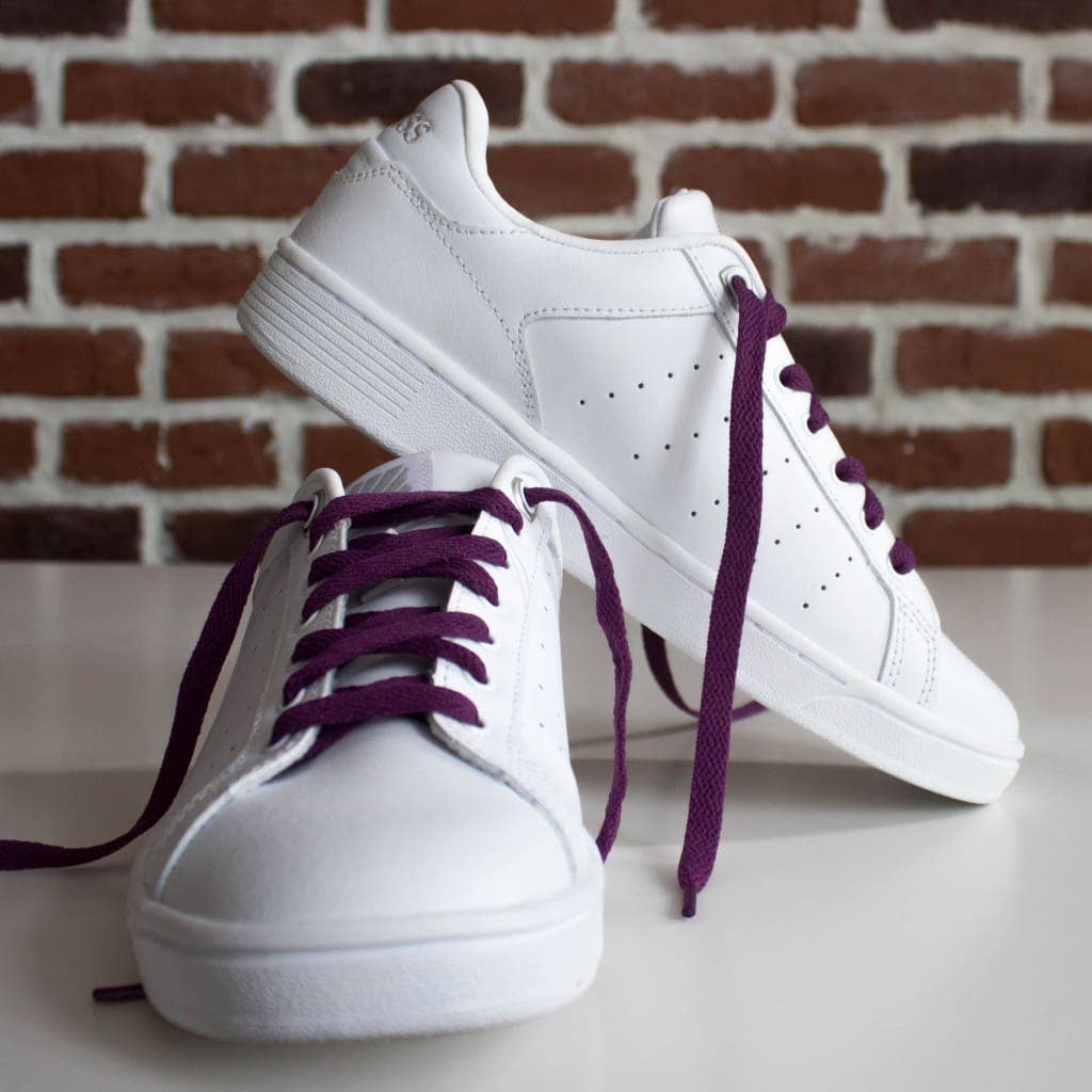 furiouslaces - Wholesale Shoelaces - Unisex - Flat purple shoelaces1