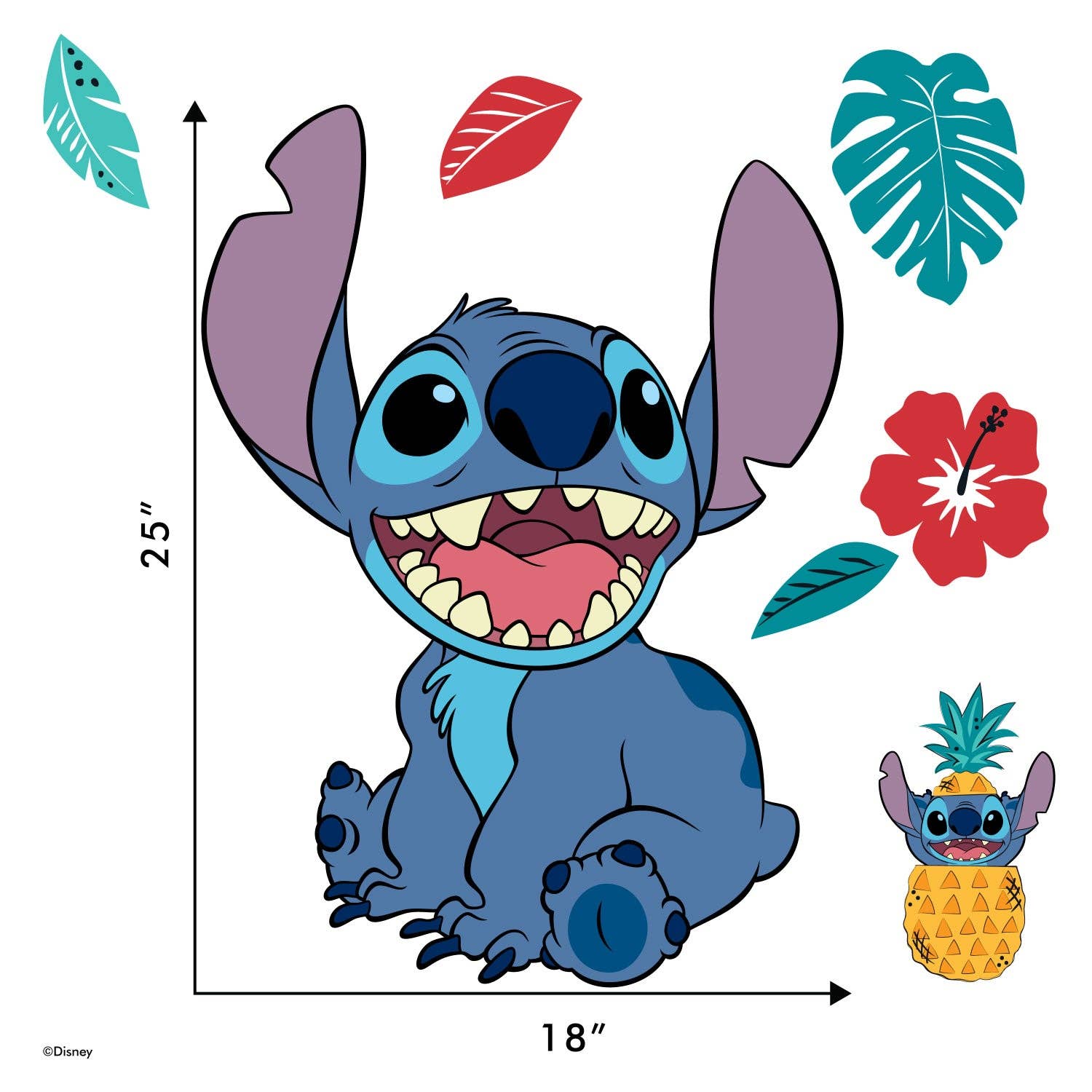 Lilo & Stitch Interactive Wall Decal