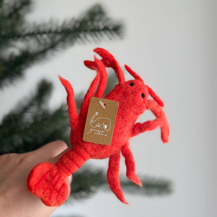 Marionnette Lobster Finger pour la vente par Ganapati