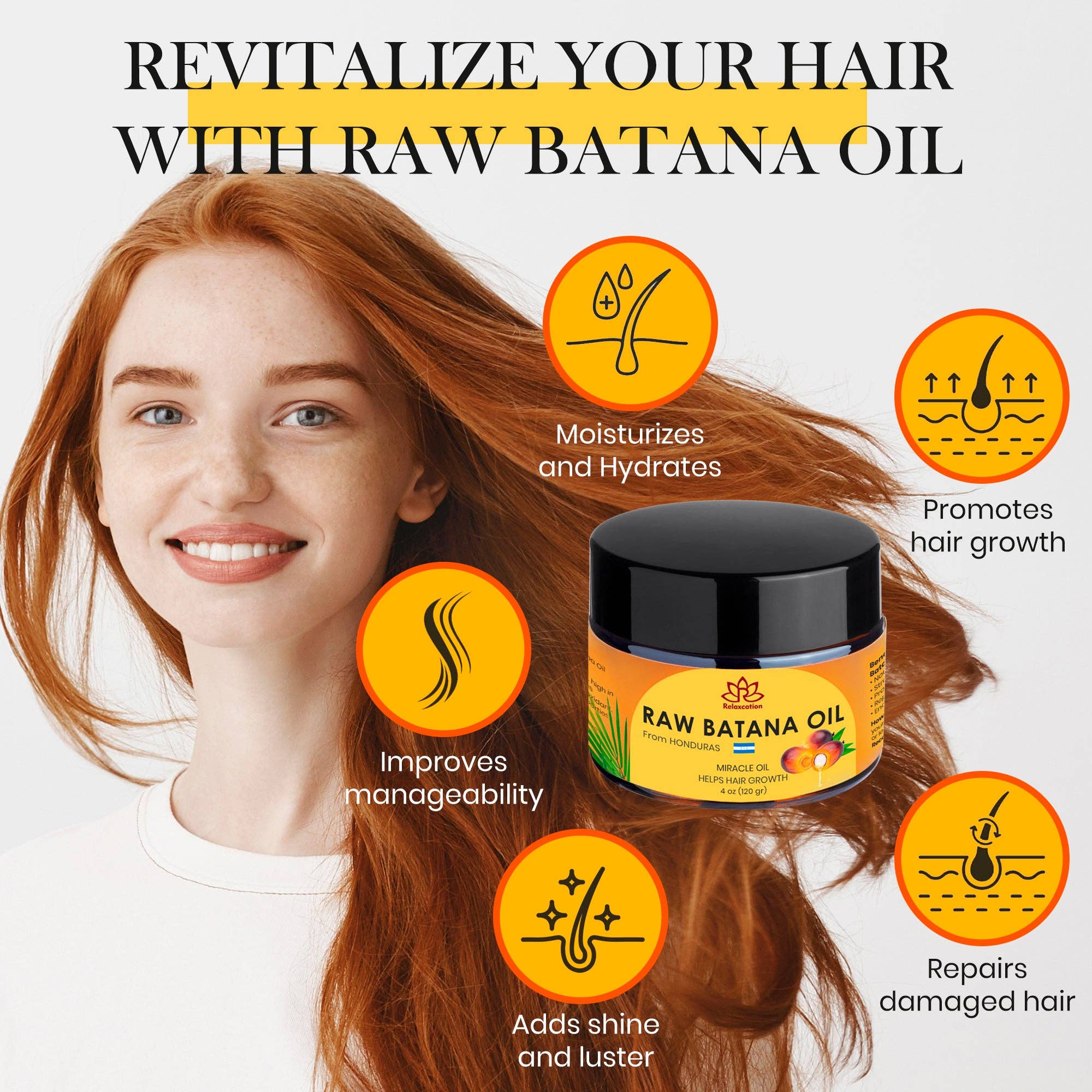 Relaxcation - Wholesale Hair Oil - Raw Organic Batana Oil for Hair Growth and Loss Prevention4