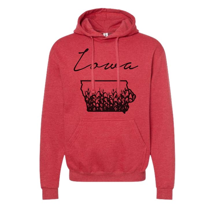 dkhandmade - Wholesale Graphic Sweatshirt - Women's - IOWA CURSIVE Sweatshirts and Hoodies 7