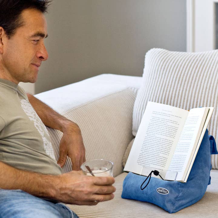 The Book Seat - Wholesale Book Holder - The Book Seat - Book Pillow - Sky Blue/Blue1