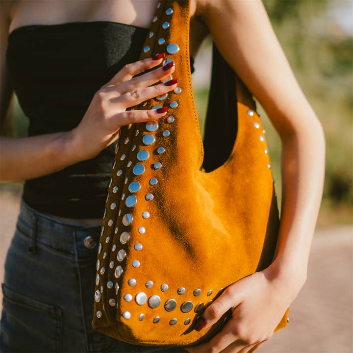 Sac daim Prestige for wholesale by Atlas artisan