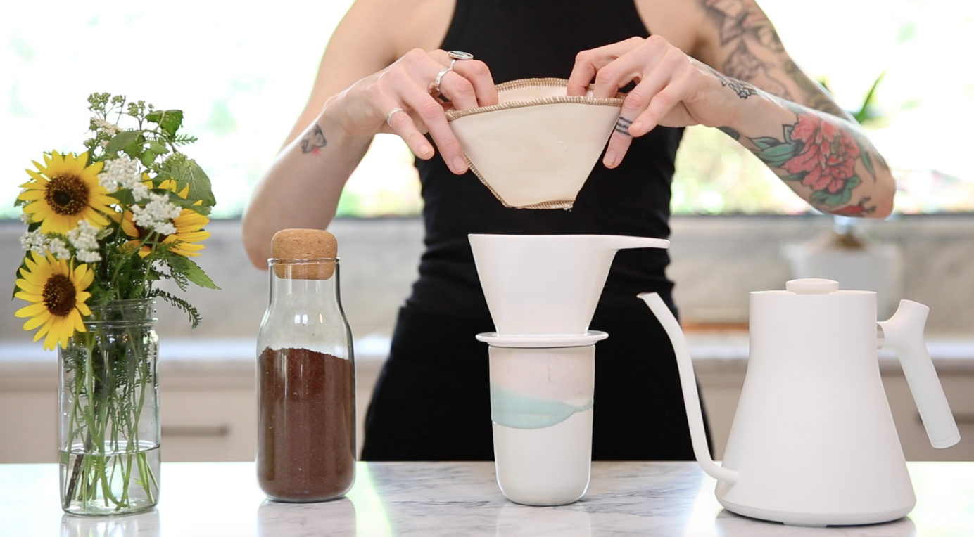 CoffeeSock - Wholesale Coffee filter - Reusable Organic Coffee Filters - Drip #4 Cone7