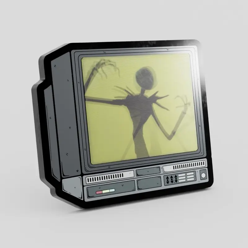 GoopyGoblins - Wholesale Lapel Pin/Button - 2.5" Lenticular NBC Upclose CRTV Enamel Pin1