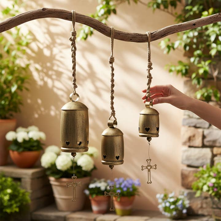 3-teiliges Set aus Metall zum Aufhängen von Bernhardinern für den Großhandel von Wilco Home