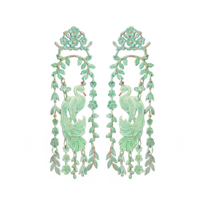 Jade Palace Garden Ohrringe für den Großhandel von We Dream in Colour