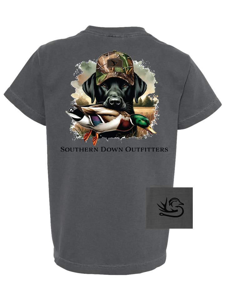 T-shirt Duck Hat Dog pour jeunes pour la vente par Southern Down Outfitters