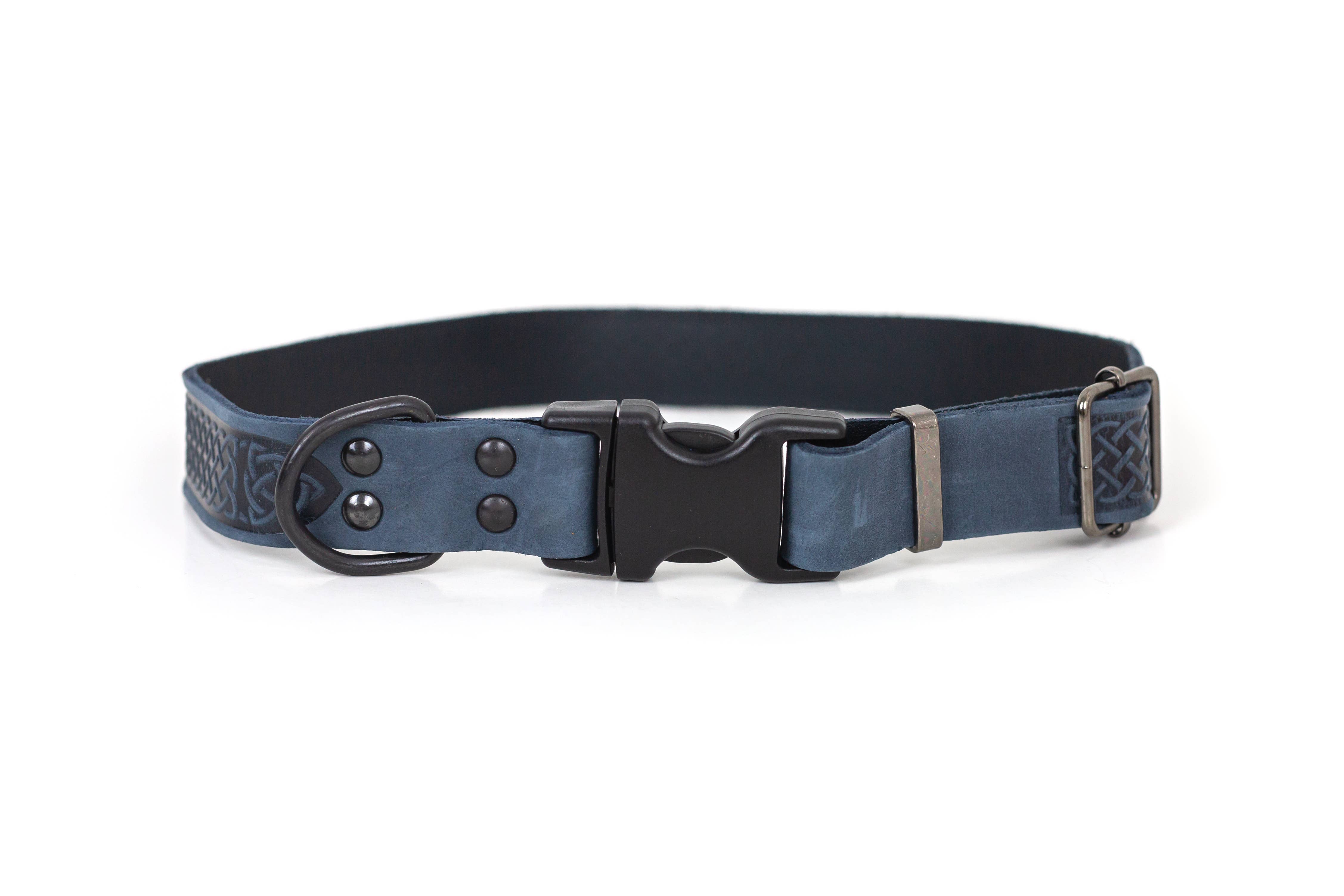Euro-Dog Collars and Leads – Großhandel Haustierhalsband – Hund – Weiches Leder-Hundehalsband im keltischen Sportstil9