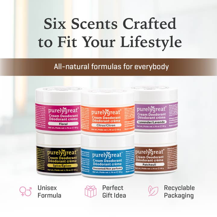Purelygreat Natural Deodorants - Wholesale Deodorant - Unisex - Purelygreat Cream Deodorant - Patchouli9