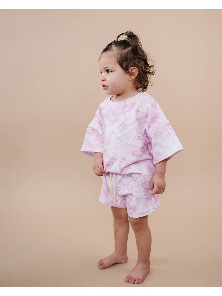 Lucky Panda Kids - Wholesale Top & Short Set - Kids - Shorts Set | Pink Camo7