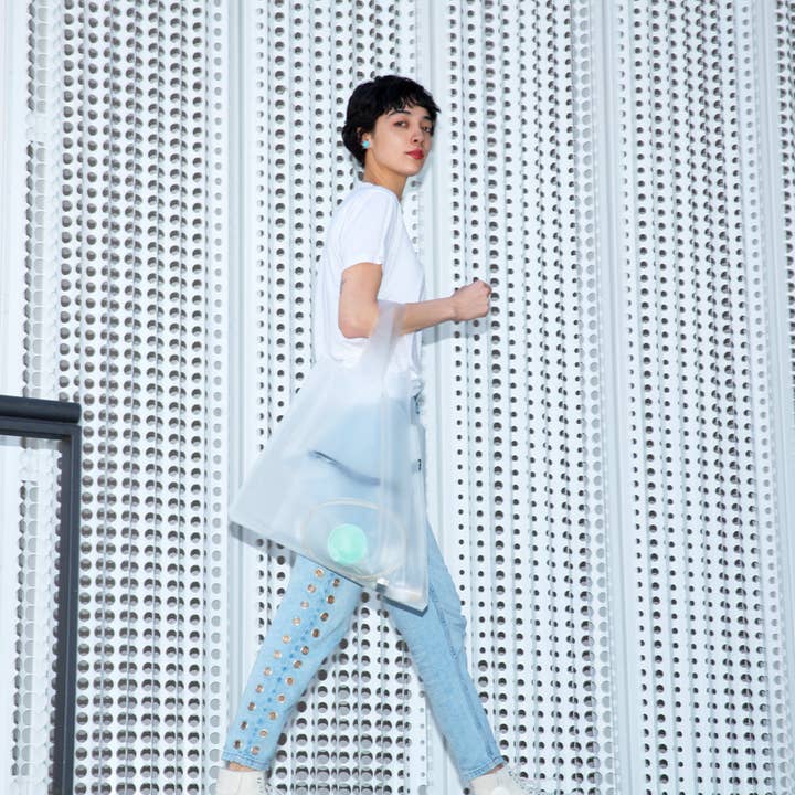 LOQI - Wholesale Tote Bag - Unisex - TRANSPARENT Milky Bag