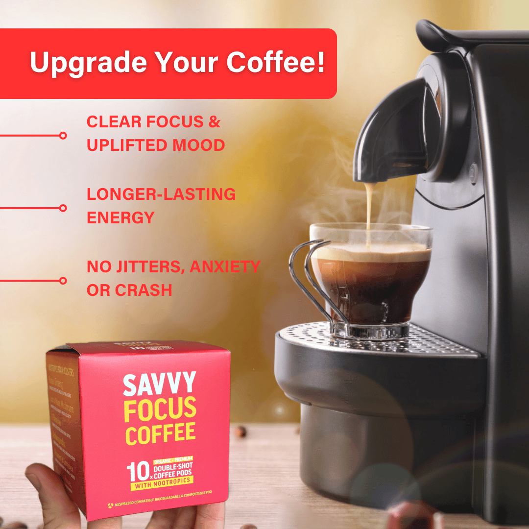 SAVVY BEVERAGES – wholesale Instant coffee/espresso – Savvy Nootropic Coffee Pods5