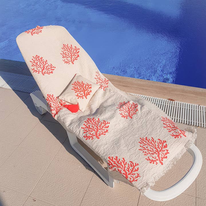 Moa - Wholesale Beach Towel - Coral Reef Turkish Beach Towel1