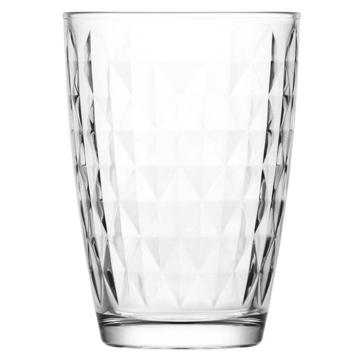 Hakan - Wholesale Cocktail/Liquor Glass - Modern Clear Beverage Glasses, Tall Drink Glass, 6 Pcs 14 oz