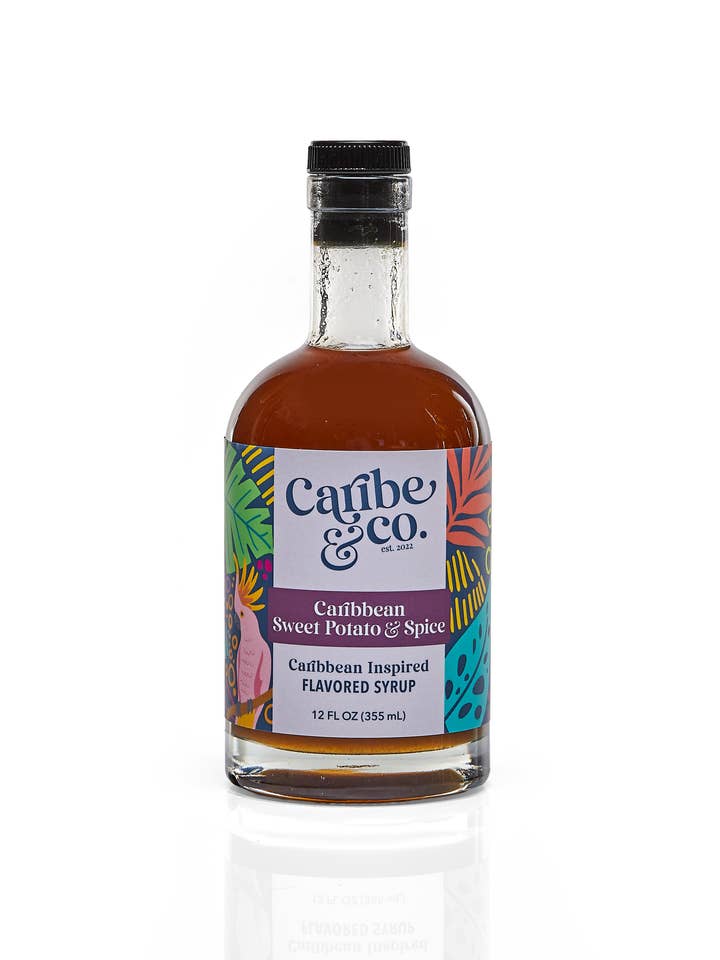Sweet Potato & Spice Flavored Syrup - SEASONAL for wholesale by Caribe & Co.