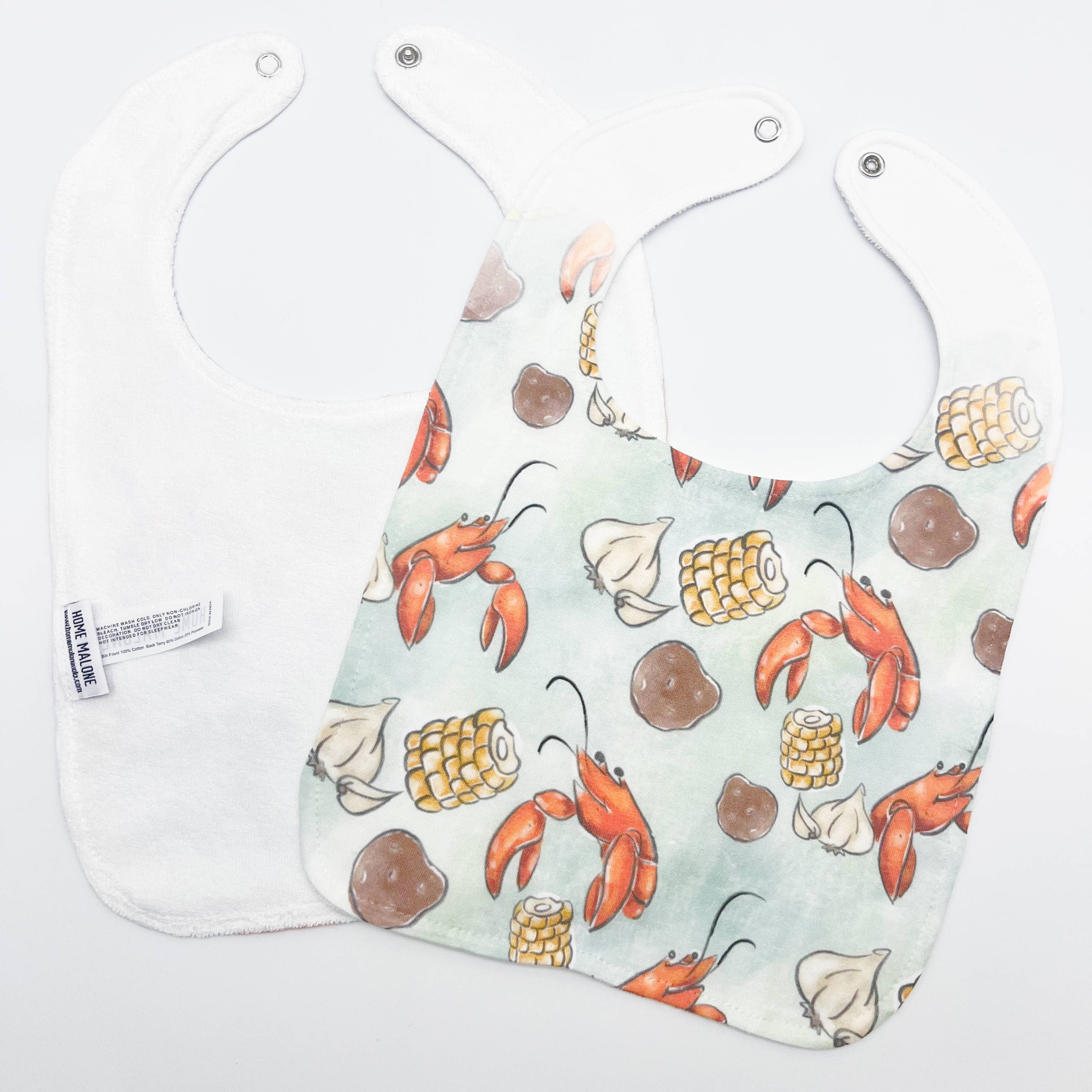 Home Malone – Großhandel Lätzchen – Baby – Babylätzchen „Crawfish Boil“ — Southern Baby Shower Geburtstagsgeschenk2