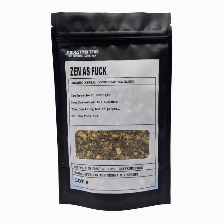 Zen As Fuck - 5-Pack/2oz Bags for wholesale by ModestMix Teas