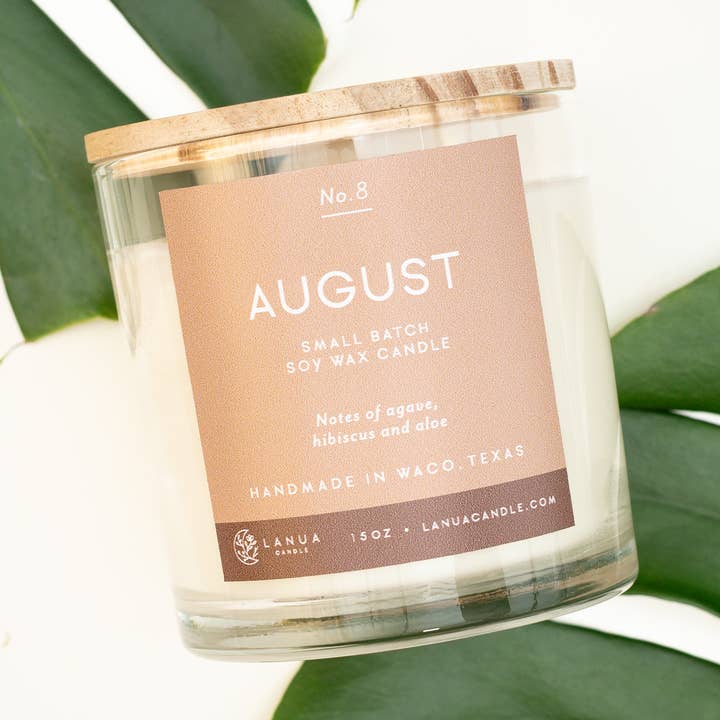 August Candle for wholesale by Lanua