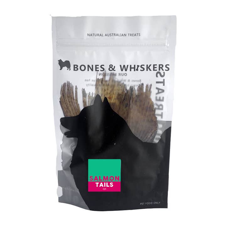 Salmon Tails for wholesale by Bones & Whiskers