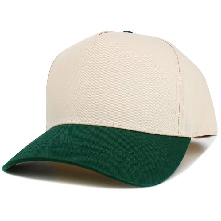 Hana – Engroshandel Baseballkasket - Dame – Fem-panels ensfarvet snapback baseballkasket2