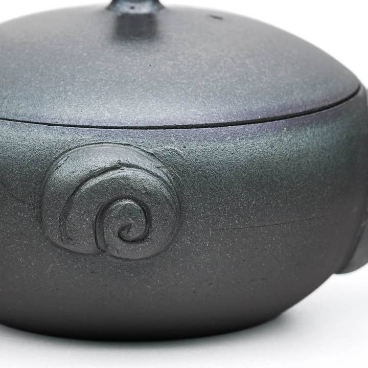Tezumi - Wholesale Tea Pot - Japanese Houhin - 澤田朋大 Sawada Tomohiro - Metallic Tokoname-yaki Handleless Teapot - 150ml8