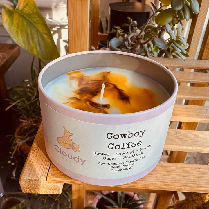 Cloudy Babe - Wholesale Jar/Filled Candle - Cowboy Coffee Candle1