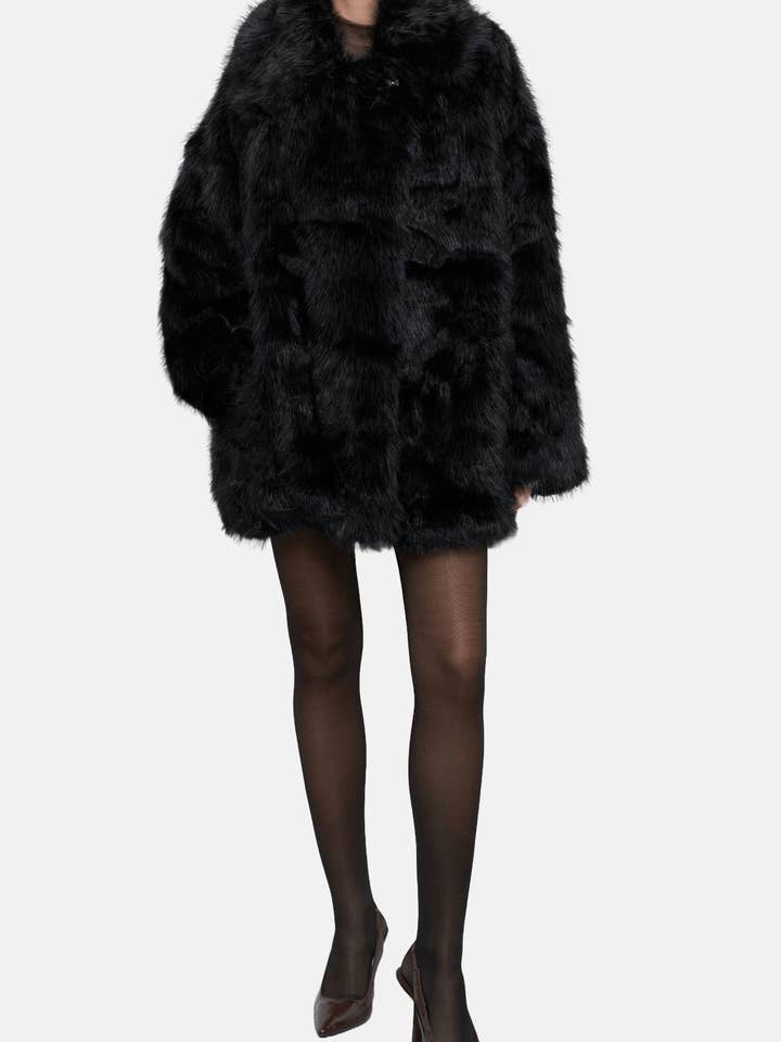 Ricano - Wholesale Jas - Dames - Dames kunstbontjas Lorenza