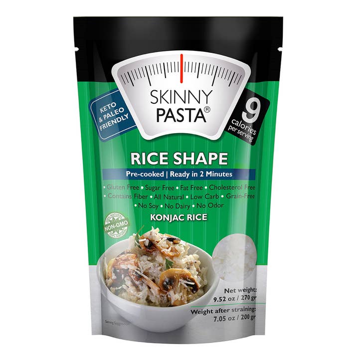 The Real Skinny Pasta – Konjac Shirataki Rice Shaped 7.05 oz for wholesale by Skinny Pasta