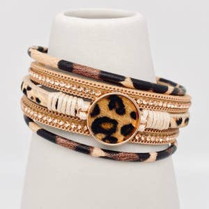Purchase Wholesale leopard bracelet. Free Returns & Net 60 Terms