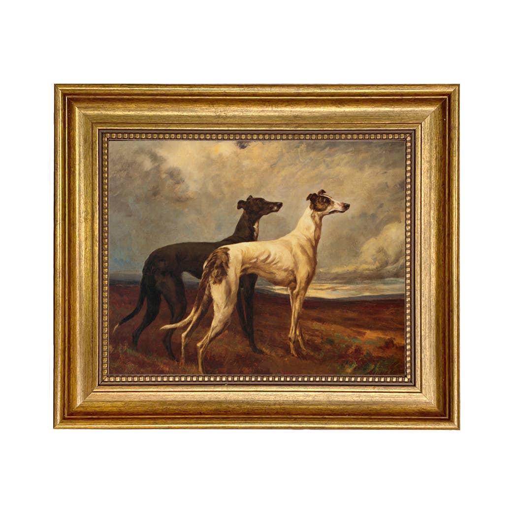 Madison Bay Co. - Historical Home Decor Reproductions - Vendita all'ingrosso Stampa artistica - Levrieri nel Campo di Earl Stampa Vintage su Tela1