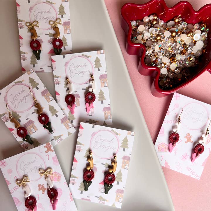 The Joy | Holiday Clay Earrings and other Purchase Wholesale cascademeats. Free Returns & Net 60 Terms on Faire trending on Faire.