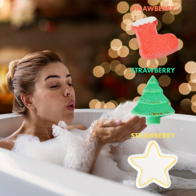 The Wine Savant /  Khen Glassware – wholesale Bath & body set – Christmas Gift Box - Xmas Relaxing Spa Gift Baskets3