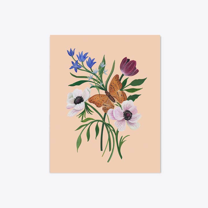 Pastel Bouquet Art Print for wholesale by Jessi Evans