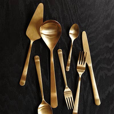 Canvas Home – Engroshandel Bestiksæt – Oslo 5pc bestik sæt i tumlet rustfrit stål3