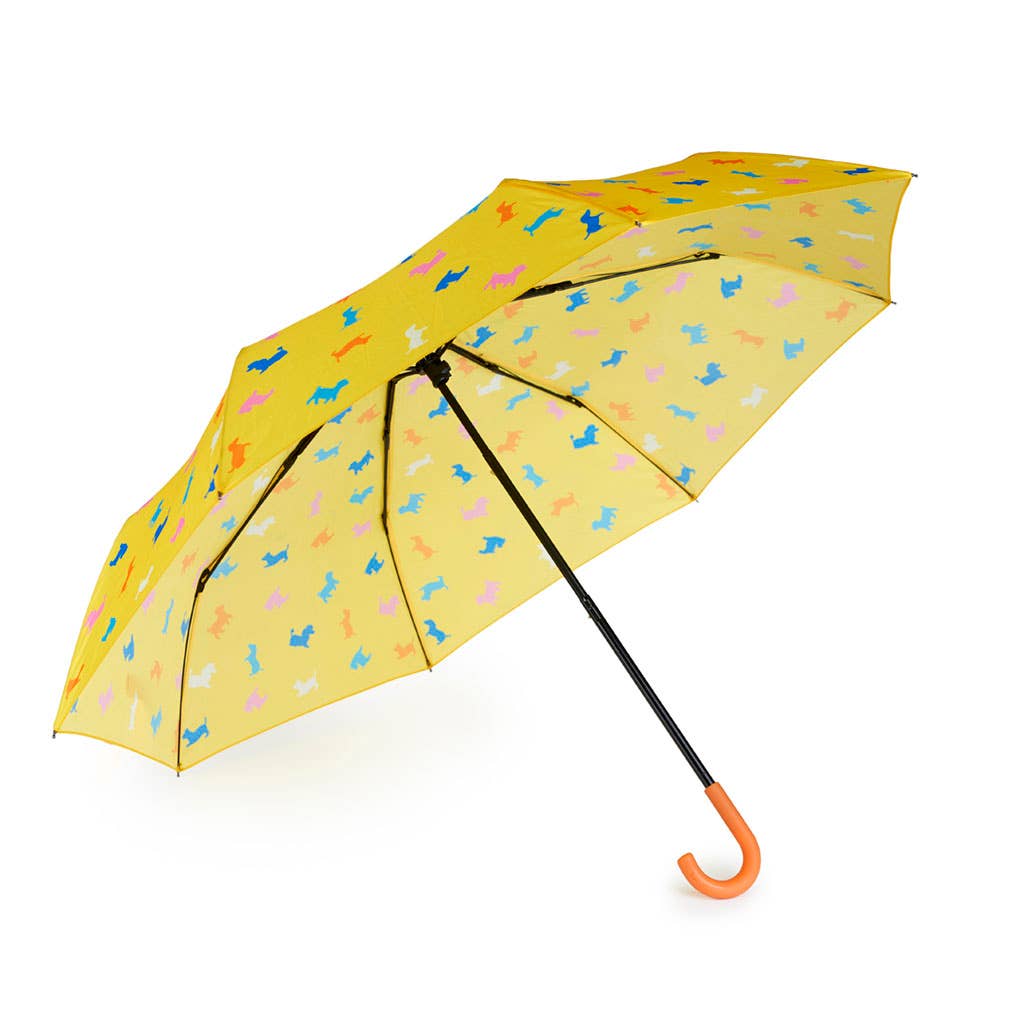 Balvi - Venta al por mayor Paraguas - Niños - Paraguas infantil,Puppymbrella,amarillo,con funda,nylon5