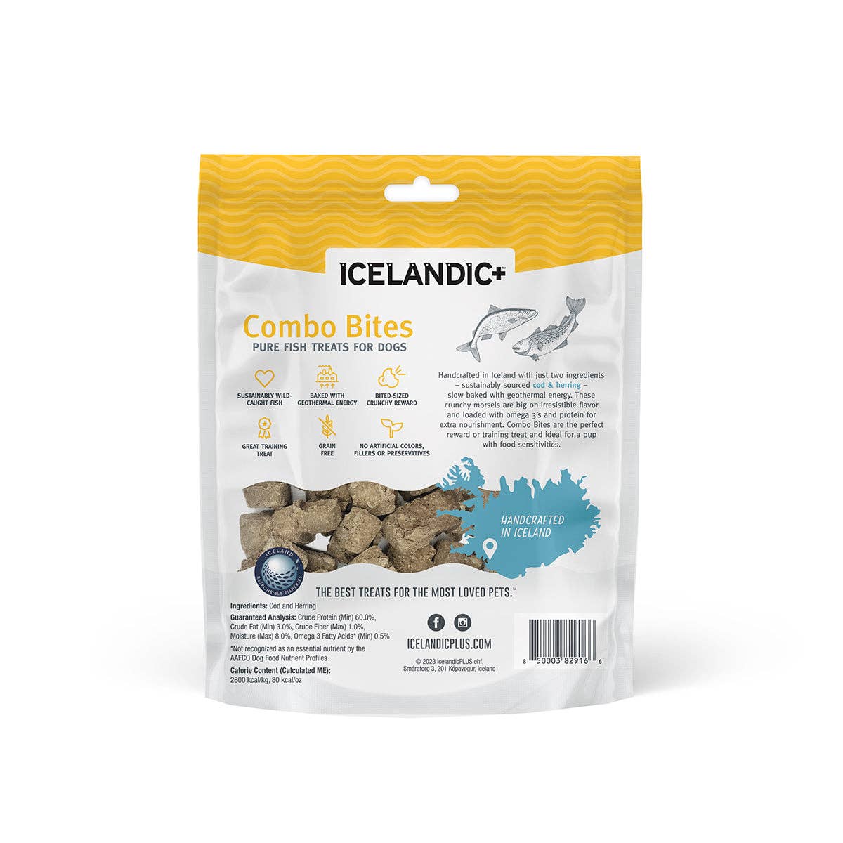 Icelandic+ - Vente Friandises – chien - Bouchées de morue et de hareng pour chiens4