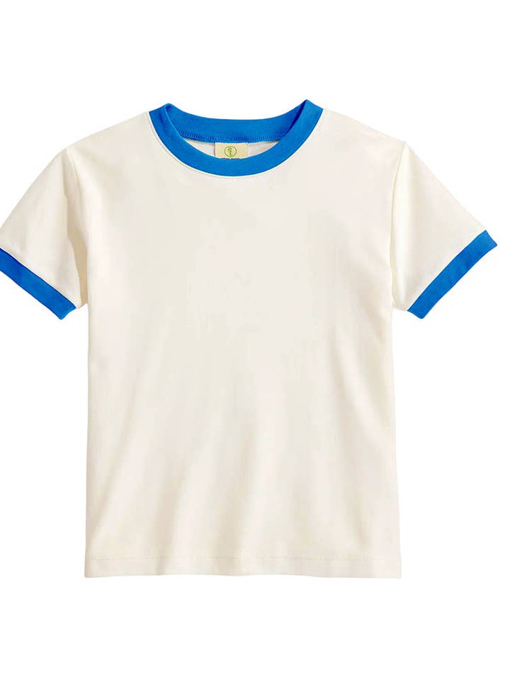 Ringer Tee Blank Off White Blue Women's Fitted Top and other Purchase Wholesale ringer tee. Free Returns & Net 60 Terms on Faire trending on Faire.