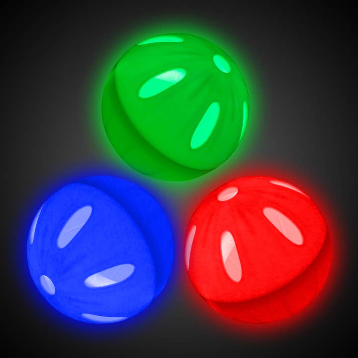 Windy City Novelties - Wholesale Sporting Game - Kids & Baby - Glowing Wiffle Balls with Glow Stick Inserts (3 Pack)3